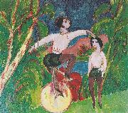 Ernst Ludwig Kirchner Der Einradfahrer oil painting artist